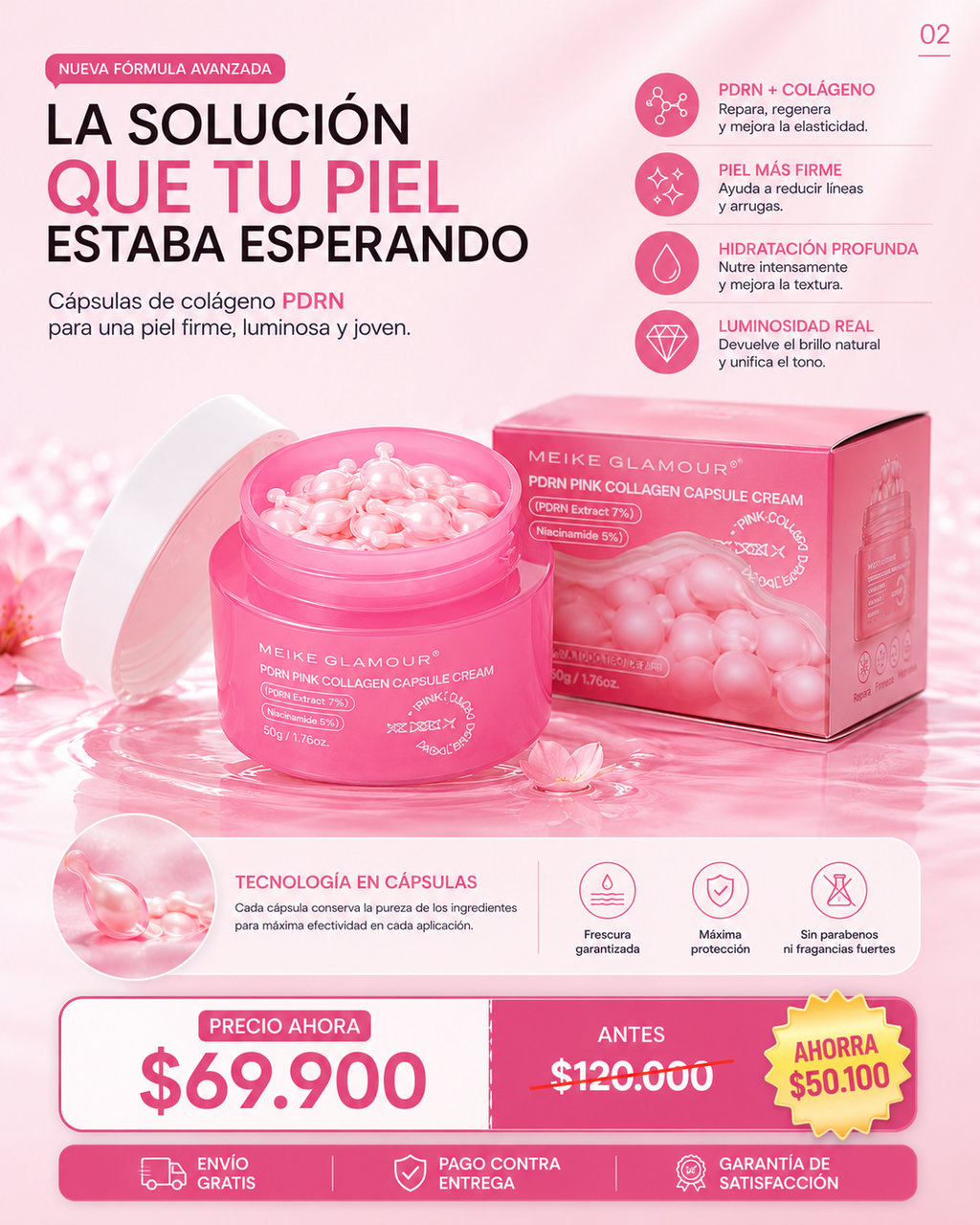 CAPSULAS DE COLAGENO PDRN